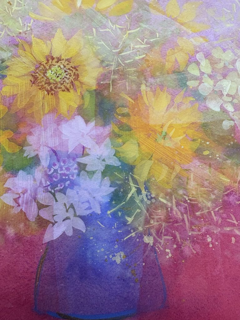 堀井かずえブログ | 堀井かずえ | 花の絵ファンタジック水彩画