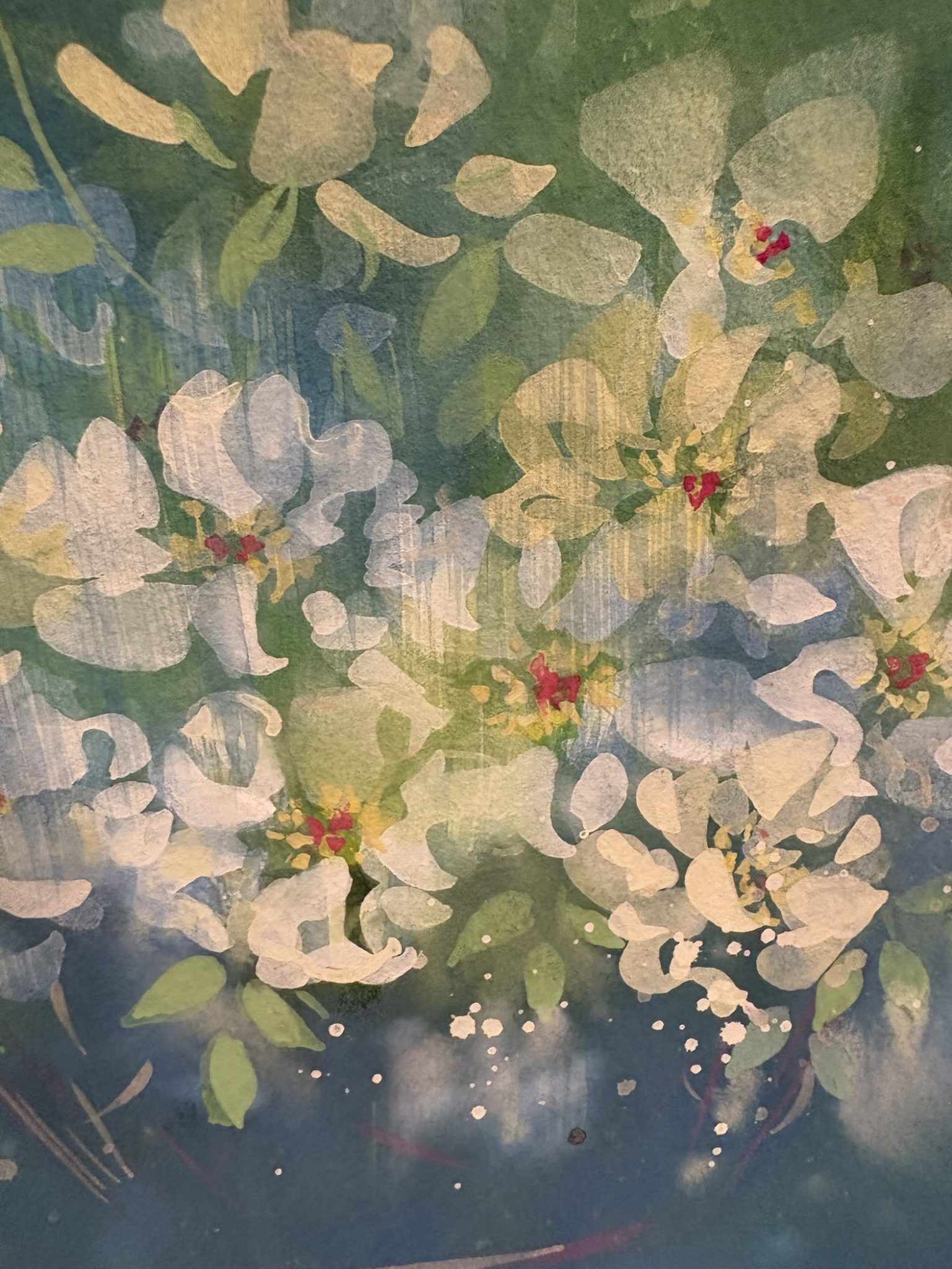 9月の教室 | 堀井かずえ | 花の絵ファンタジック水彩画